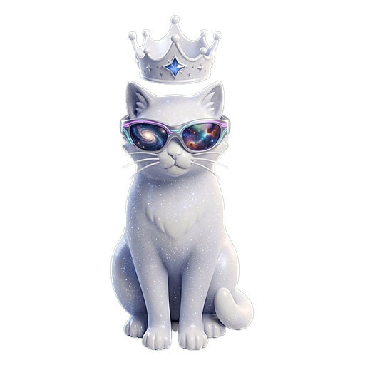 Kosmische Katzen König