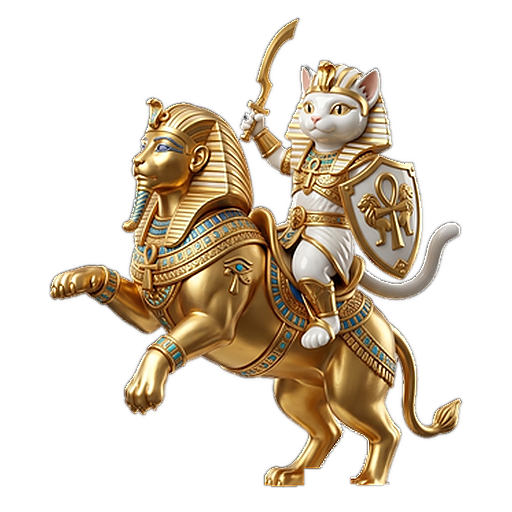 Streitwagenlenker Horus-Pfote (Springer) — Heller Hofstaat