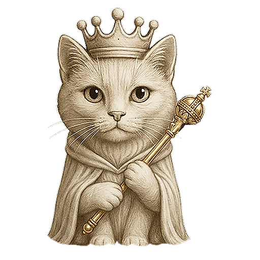Klassische Katzen König